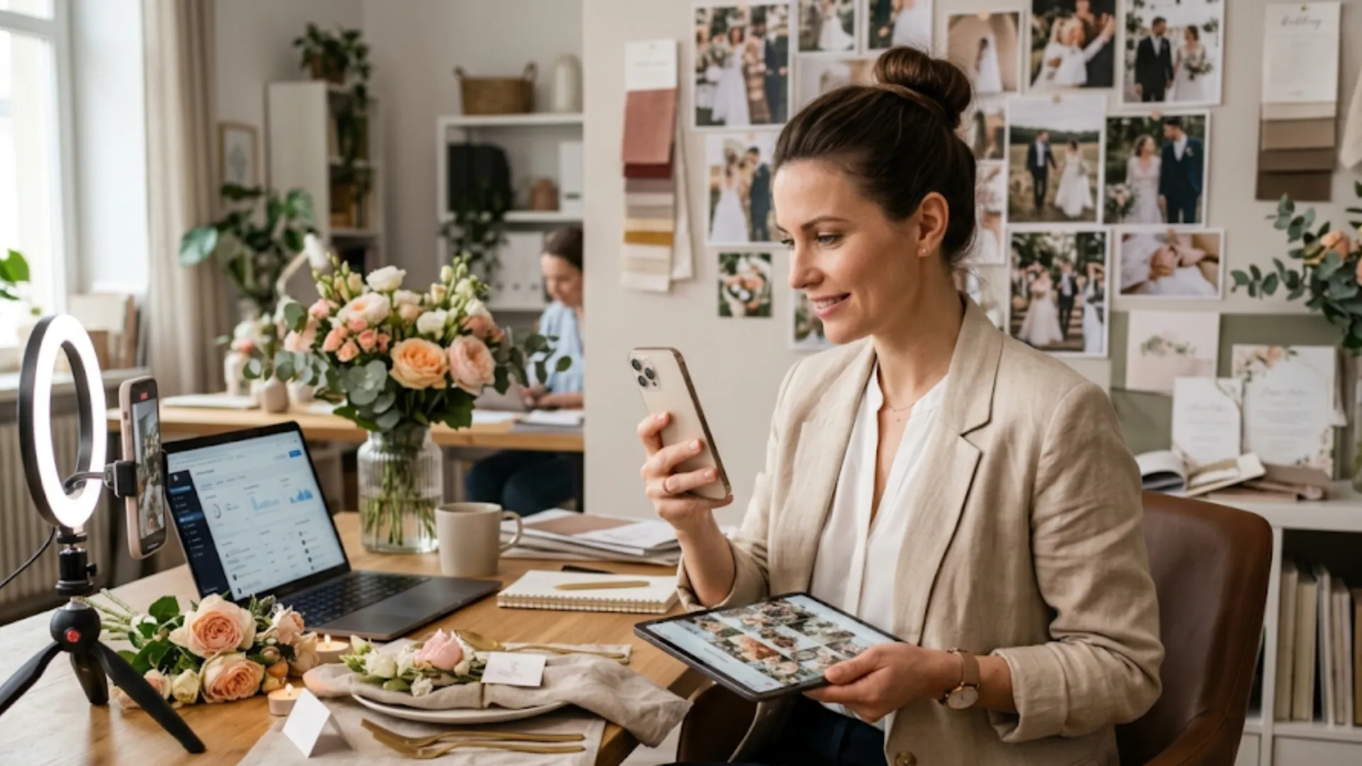 Cómo proyectarse en redes como Wedding Planner